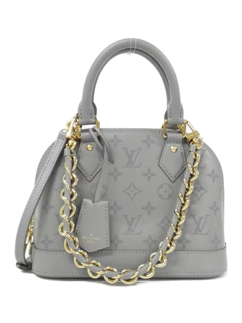 Louis Vuitton Monogram Ink Alma BB Chain Trianon Grey Limited Edition